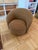 Textile Restoration Hardware Copenhagen Swivel Chair For Sale - Image 7 of 7