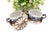 Porcelain Salt and Pepper Shakers with Silver Frame, Set of 2 For Sale - Image 3 of 6