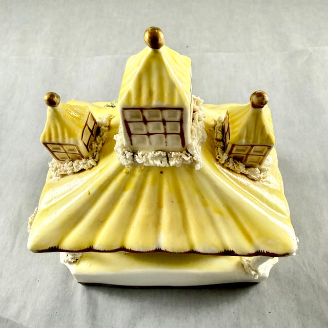 Ceramic Staffordshire Three Chimney Cottage Pastille Burner For Sale - Image 7 of 13