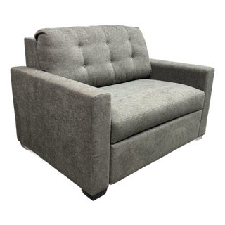 Twin Size Crate & Barrel Barrett Sleeper Sofa For Sale