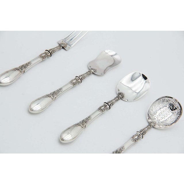 Silver Dessert Set, Set of 4, in Good conditions.