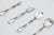Silver Dessert Set, Set of 4, in Good conditions.