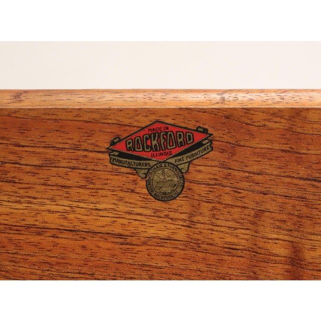 Rockford Antique Carved Walnut French Gothic China Display Cabinet For Sale - Image 11 of 12