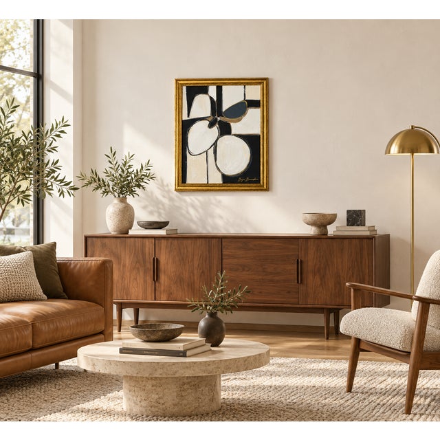 Title: Form & Shadow, Modern Painting Framed by Bryan Boomershine For Sale In Palm Springs - Image 6 of 9