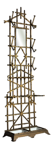 Faux Bamboo Coat Rack, 1900s
