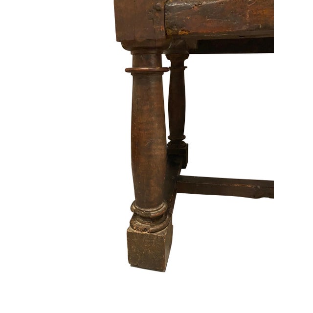 Wood 17th Century Spanish Baroque Walnut Table For Sale - Image 7 of 11