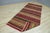1970s Rustic Burgundy Striped Large Kilim Rug For Sale - Image 11 of 13