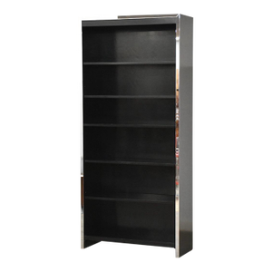 1970s Milo Baughman Style Chrome Bookcase John Stuart