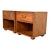 Henredon Mid-Century Modern Campaign Oak Nightstands, Pair For Sale
