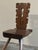 Vintage Italian Sculptural Chair in Wood, 1950s For Sale - Image 9 of 12