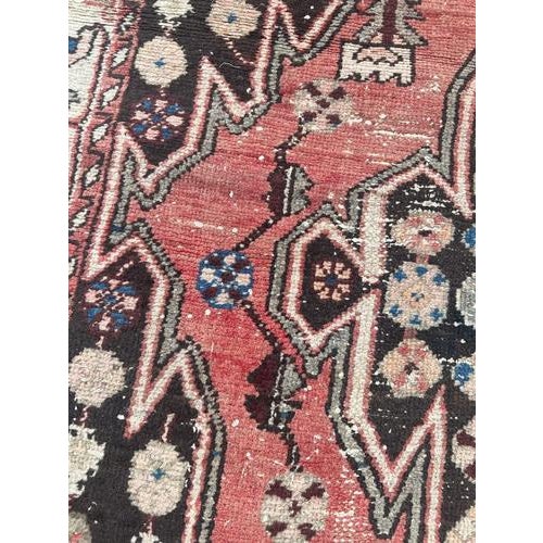 Mid-Century Mazlaghan Rug, 1940s For Sale - Image 9 of 16