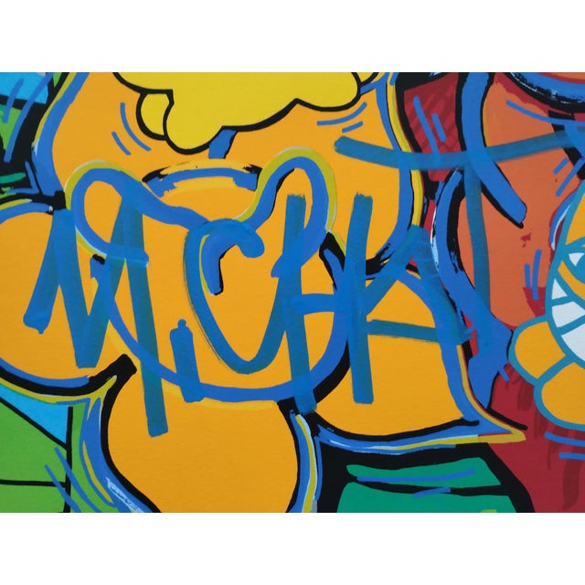 Contemporary Mr. Chat, Bises Bee, 2024, Serigraph For Sale - Image 3 of 8