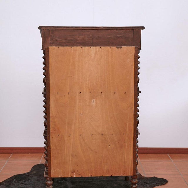 Brown Antique Luigi Filippo Bookcase For Sale - Image 8 of 10