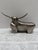 Sculptural Metal Bull Decor Accent For Sale - Image 4 of 6