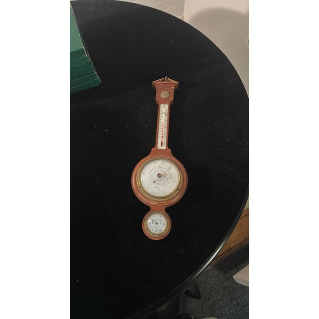Vintage Swift Instruments Inc. Boston Mass Barometer - Decorative For Sale - Image 4 of 8