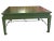 Wood Bausman Company Green Coffee Table Bench Made For Sale - Image 7 of 14