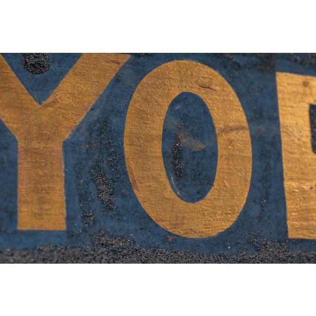 1910s–1920s New York Telephone Company Double-Sided Smaltz Agency Sign For Sale - Image 10 of 12
