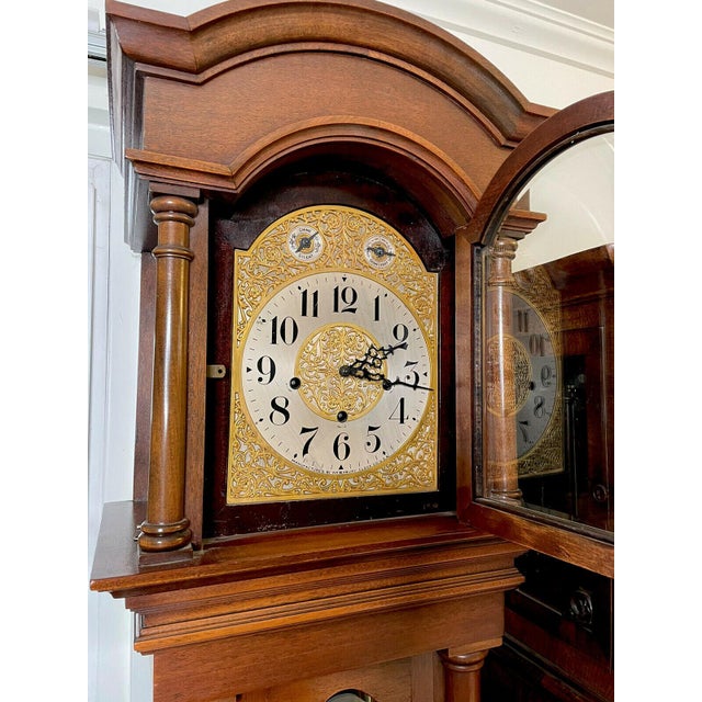 Antique Waterbury Grandfather Clock “801 Hall Chime Clock” Model