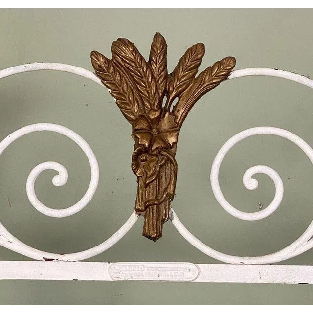 Large French Boulangerie or Baker's Rack of Wrought Iron, Brass, and Nickel For Sale - Image 4 of 13