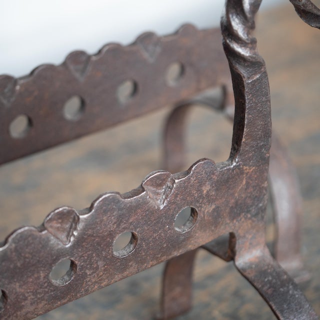 Italian Hand-Forged Zoomorphic Fireside Andirons, 1950s, Set of 2 For Sale - Image 18 of 18