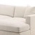 2020s Contemporary Taupe Woven Right Chaise Sofa For Sale - Image 5 of 8