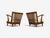 Svante Skogh, Lounge Chairs, Beige Linen, Beech, Sweden, 1945 For Sale - Image 12 of 12