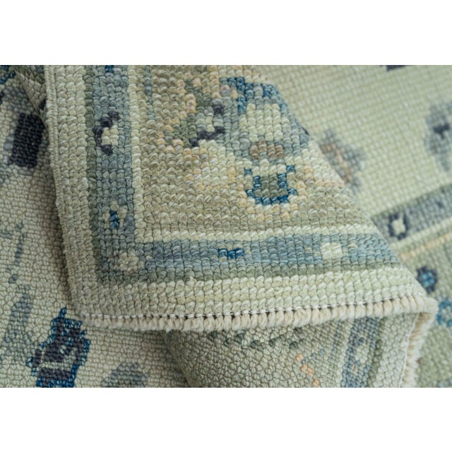 Turkish Oushak Rug 3'x 4'8" #7702 For Sale In Houston - Image 6 of 8