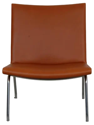 AP-40 Lounge Chair in Walnut and Aniline Leather by Hans Wegner, 1990s