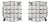 10K White Gold 3/4 Cttw Princess Diamond Composite Cushion Shape Stud Earrings (I-J Color, I1-I2 Clarity) For Sale