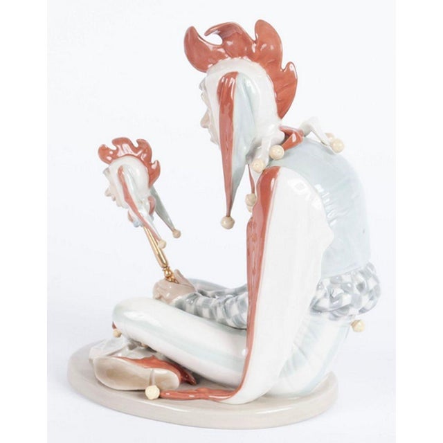 Norman Rockwell Court Jester Statue by Lladró Porcelain, Ltd 1234/5000 For Sale - Image 4 of 7