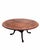 Mid 20th Century Vintage English Burr Walnut Veneer Round Pedestal Table in the Antique Style With Claw Feet For Sale - Image 5 of 9