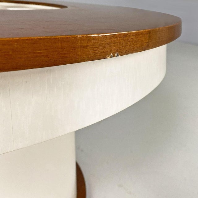 Italian Wood Coffee Table with Bottle Holder, 1960s For Sale - Image 13 of 18