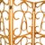 Rattan Three-Panel Folding Screen For Sale In Chicago - Image 6 of 7