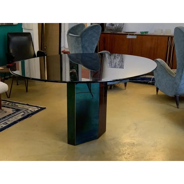 Polygonon Dining Table by Afra and Tobia Scarpa for B&b, Italy, 1980s For Sale - Image 9 of 9
