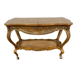 1990s RomWeber French Provincial King Louis Server Console For Sale