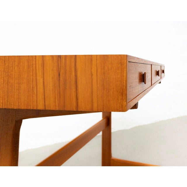 Teak Desk by Georg Petersen for Georg Petersens Møbelfabrik, 1960s For Sale - Image 6 of 9
