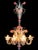 1950s Light Blue and Pink Venetian Chandelier, 1950s For Sale - Image 5 of 18