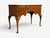 Queen Anne, Lowboy Writing Desk, Crotch Mahogany Veneer, Walnut, England, 19th C. For Sale - Image 4 of 16
