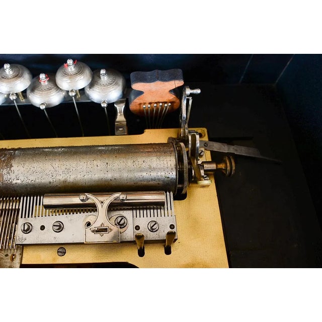 F Conchon 19th Century Swiss Cylinder Music Box For Sale - Image 5 of 11