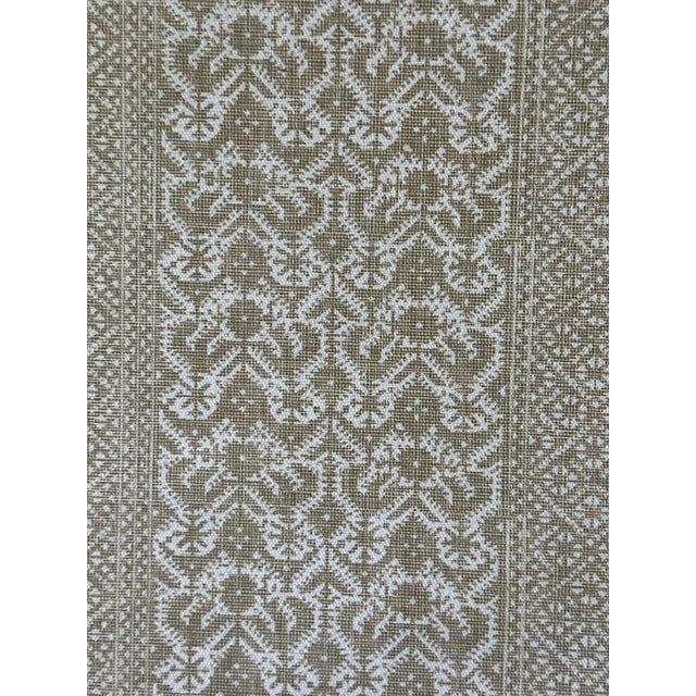 George Spencer Designs Ottoman Stripe Linen Blend Fabric 6 Yards For Sale - Image 4 of 6