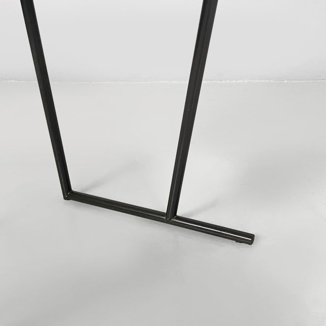 Italian Modern Black Metal Chairs by Emilio Nanni for Fly Line, 1980s, Set of 4 For Sale - Image 18 of 18