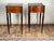 Brown Pair of American Classical Revival Mahogany Two-Drawer Work Tables, Circa 1880–1910 For Sale - Image 8 of 15