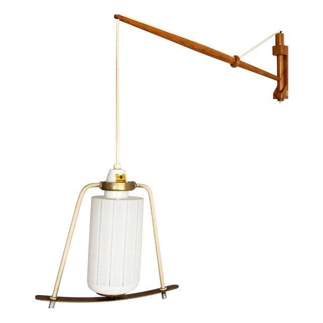 Vintage Scandinavian Wall Light by Pokrok Žilina Czech, 1960s For Sale