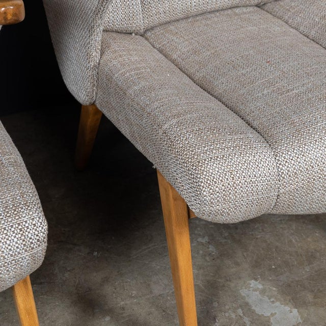 Set of Vintage German Winged Armchairs by Gelenka, 1950 For Sale - Image 4 of 16