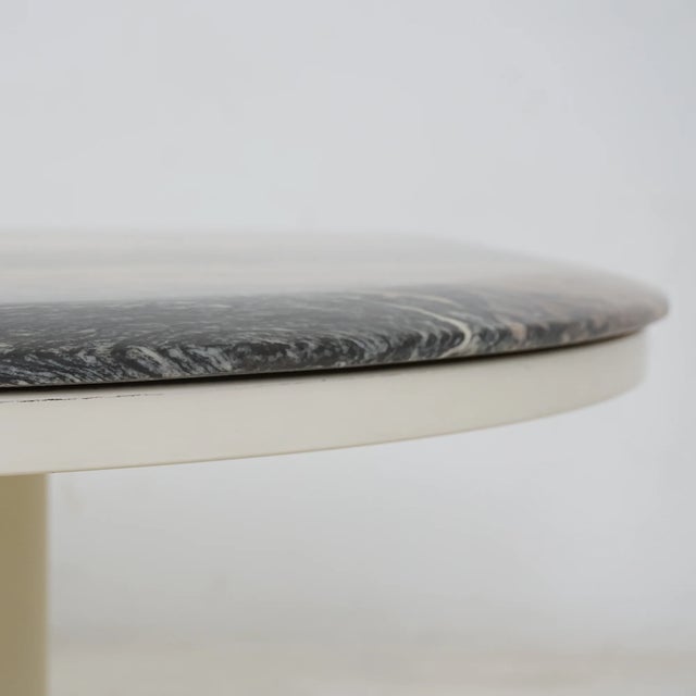 White Luana Marble Coffee Table by Bendixen Design, 1960s For Sale - Image 8 of 9