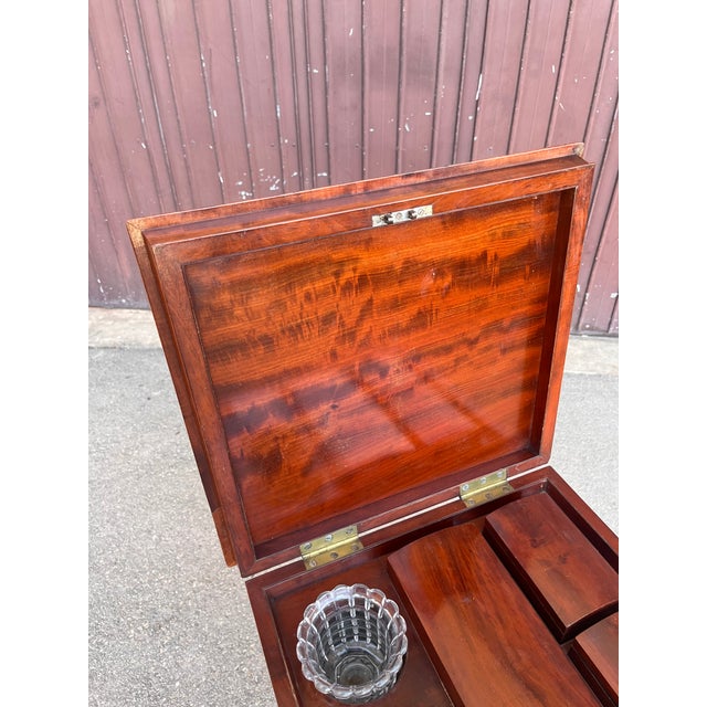20th Century Walnut Smoking Table For Sale - Image 4 of 11