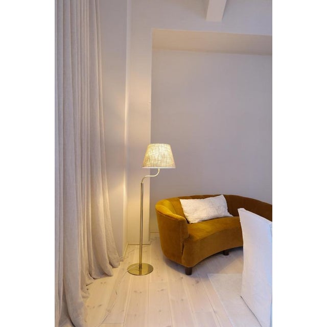 Metal Mid-Century Modern Sculptural Brass Floor Lamps from Luxus, Sweden, 1970s For Sale - Image 7 of 14