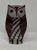 Abraham Palatnik Lucite Mid-Century Modern Acrylic Optical Art Sculpture Of A Red & Black Owl. Item Is In Very Good...