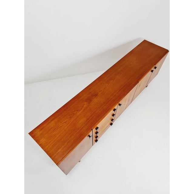 Danish Long Teak Sideboard by Ib Kofod Larsen, 1960s For Sale - Image 9 of 11