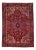 Vintage Red Heriz Persian Handmade Wool Rug For Sale